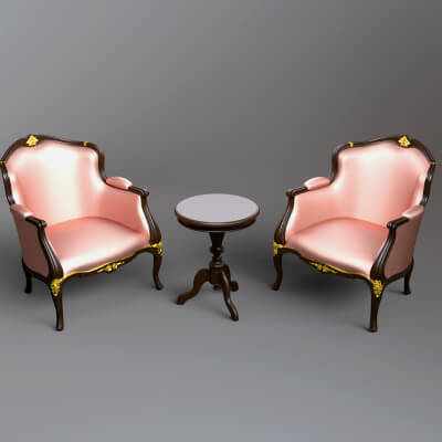 AQ3D Master Chairs and Table 21