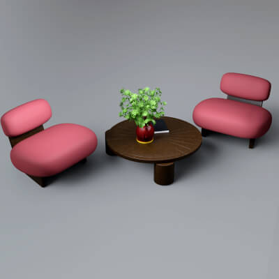 AQ3D Master Chairs and Table 25