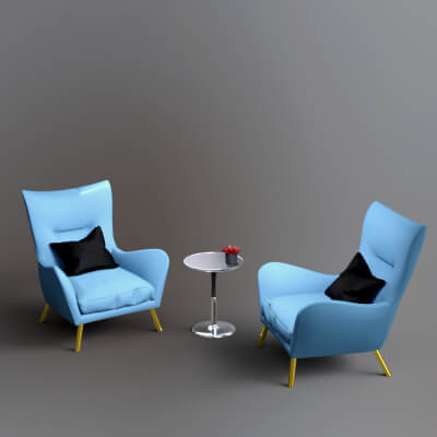 AQ3D Master Chairs and Table 27