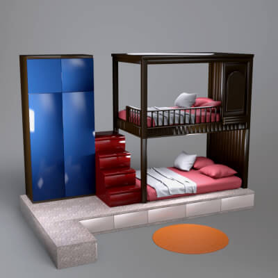 AQ3D Master Child Bed 19