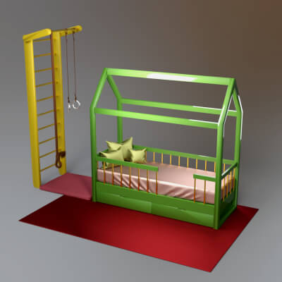 AQ3D Master Child Bed 24