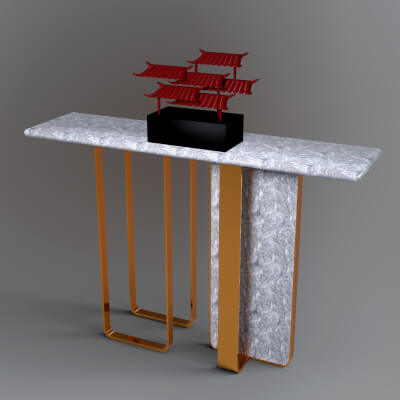 AQ3D Master Console Table 3