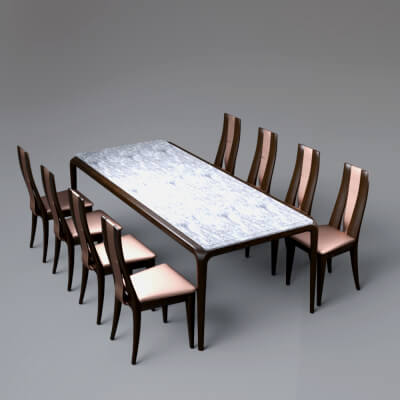 AQ3D Master Dining Table 13