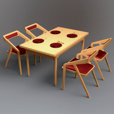 AQ3D Master Dining Table 21