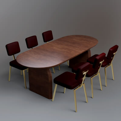 AQ3D Master Dining Table 6