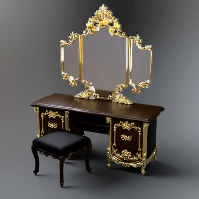 AQ3D Master Dressing Table 7