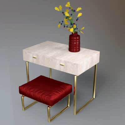 AQ3D Master Dressing Table 8