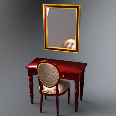 AQ3D Master Dressing Table 9