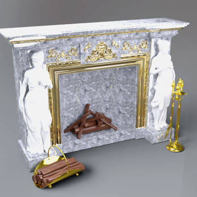 AQ3D Master Fireplace