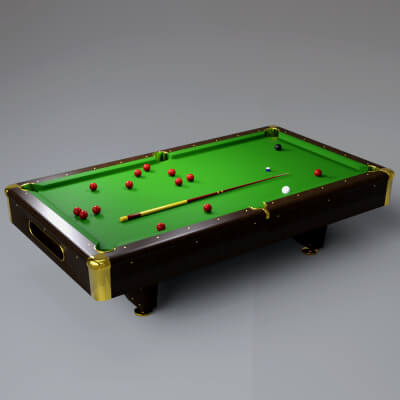 AQ3D Master Snooker Table