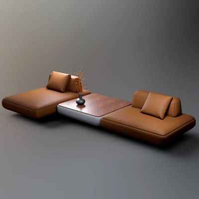 AQ3D Master Sofa 107