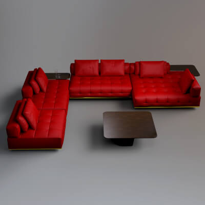 AQ3D Master Sofa 109