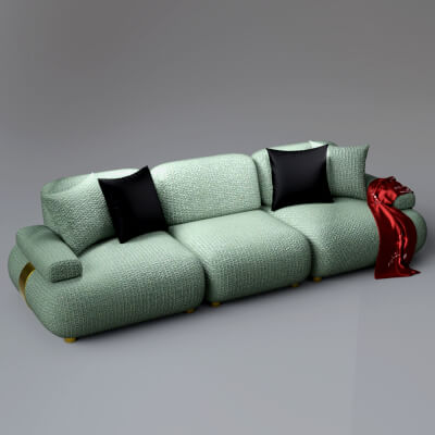 AQ3D Master Sofa 117