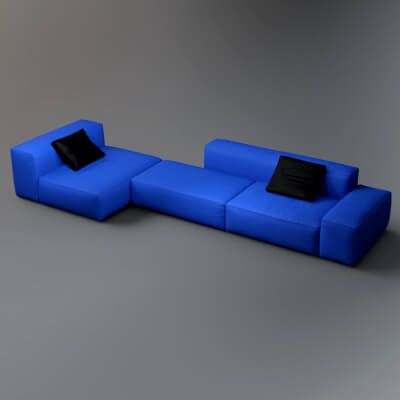 AQ3D Master Sofa 119
