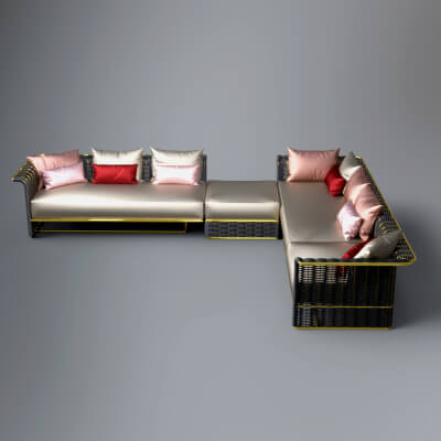 AQ3D Master Sofa 120