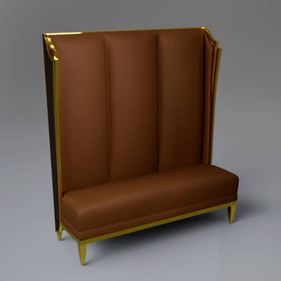 AQ3D Master Sofa 125