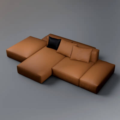 AQ3D Master Sofa 127