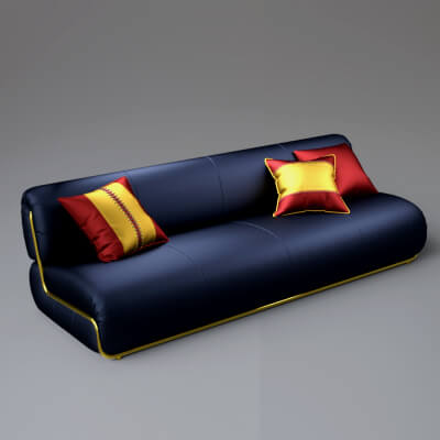 AQ3D Master Sofa 128