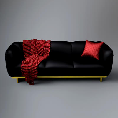 AQ3D Master Sofa 130