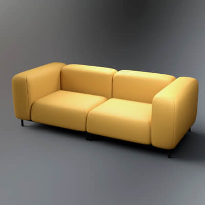 AQ3D Master Sofa 134