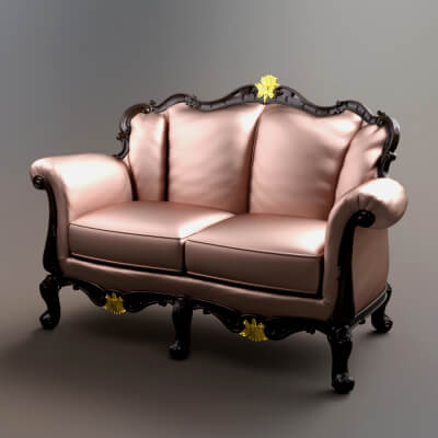 AQ3D Master Sofa 143