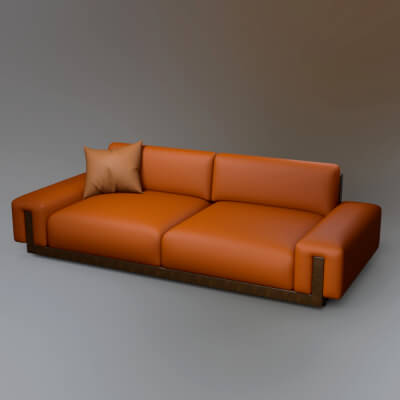AQ3D Master Sofa 152