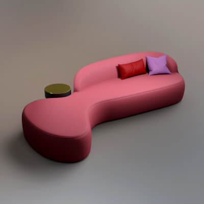 AQ3D Master Sofa 153