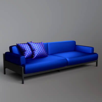 AQ3D Master Sofa 157