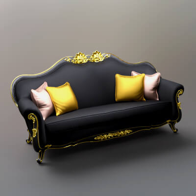 AQ3D Master Sofa 161