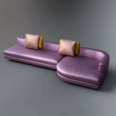 AQ3D Master Sofa 164