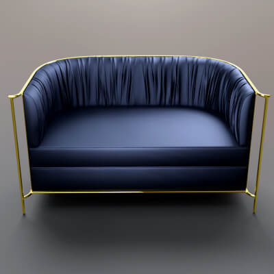 AQ3D Master Sofa 168