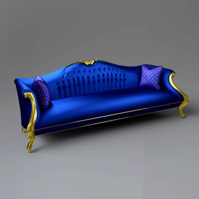 AQ3D Master Sofa 175