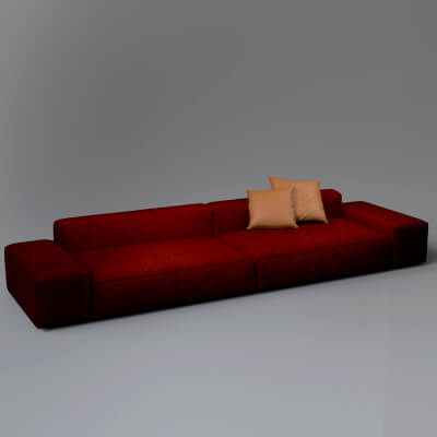 AQ3D Master Sofa 176