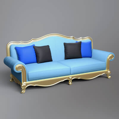 AQ3D Master Sofa 186