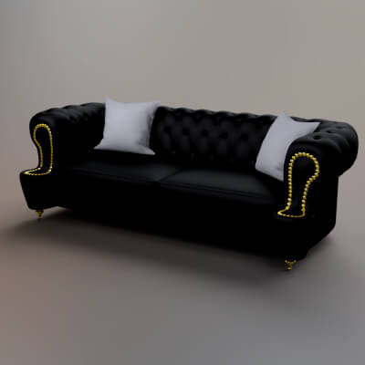 AQ3D Master Sofa 190