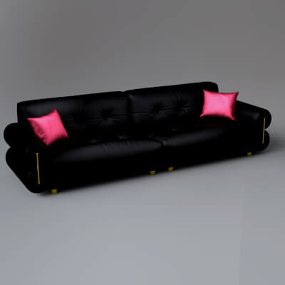 AQ3D Master Sofa 196
