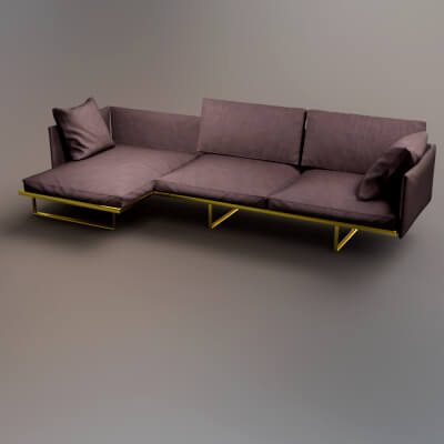 AQ3D Master Sofa 202