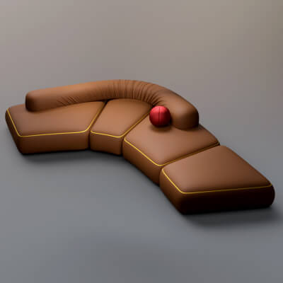 AQ3D Master Sofa 212 by AQ3D