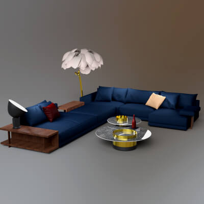 AQ3D Master Sofa 23