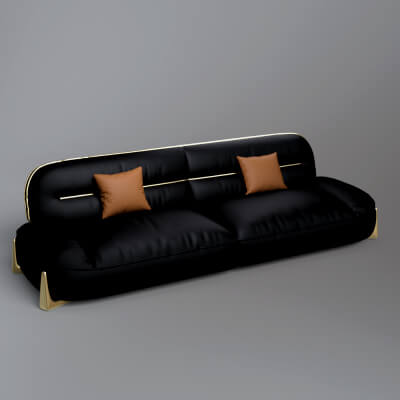 AQ3D Master Sofa 233