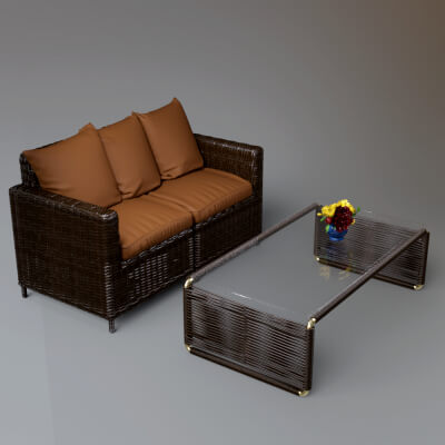 AQ3D Master Sofa 236