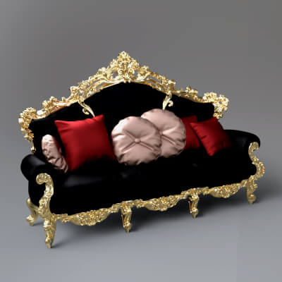 AQ3D Master Sofa 256