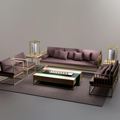 AQ3D Master Sofa 34