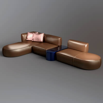 AQ3D Master Sofa 35