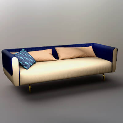 AQ3D Master Sofa 39