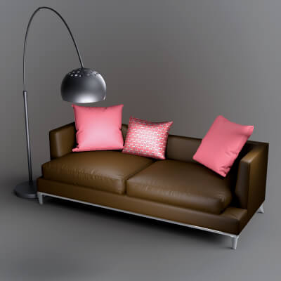 AQ3D Master Sofa 49