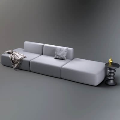 AQ3D Master Sofa 54