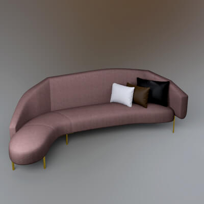 AQ3D Master Sofa 68