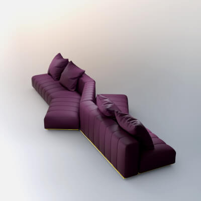 AQ3D Master Sofa 75