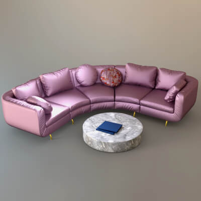 AQ3D Master Sofa 79